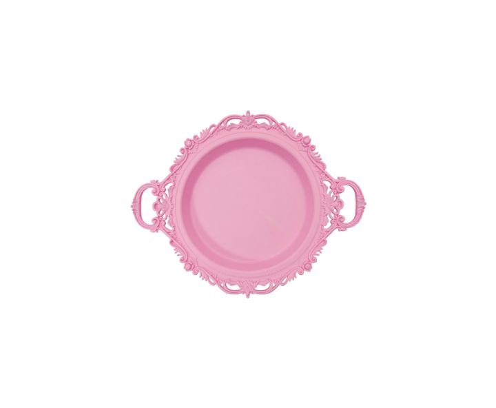 BANDEJA CIRCULAR (35X29X4) ROSADO