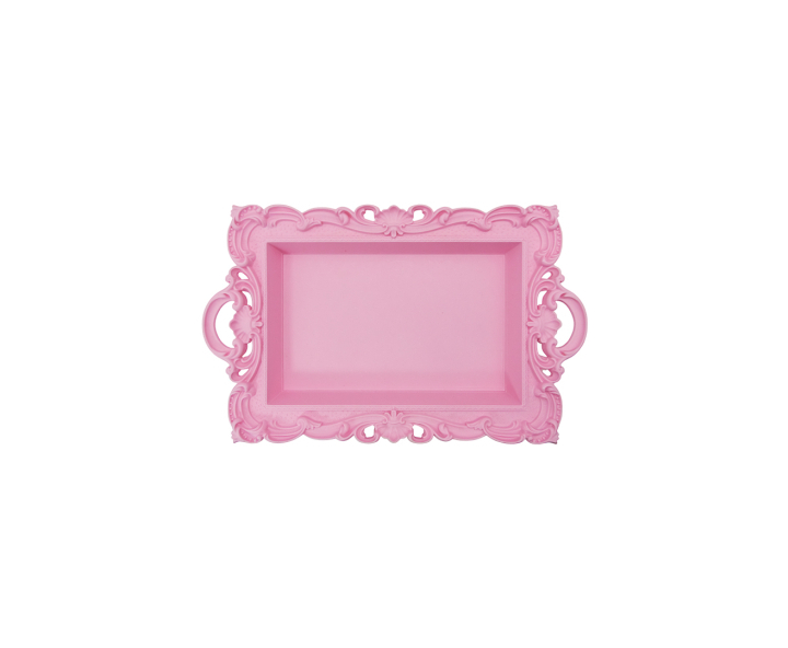 BANDEJA RECTANGULO (32X20X4) ROSADO