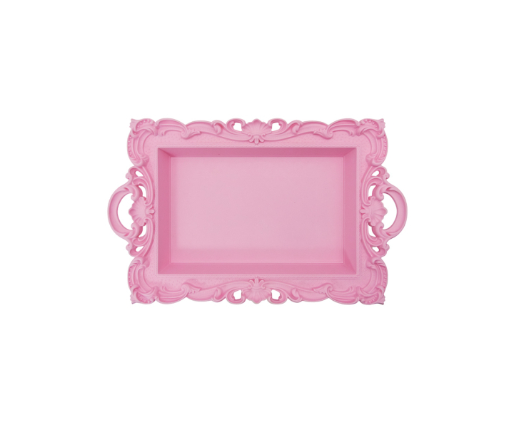 BANDEJA RECTANGULO (45.5X28.5X6.5) ROSADO