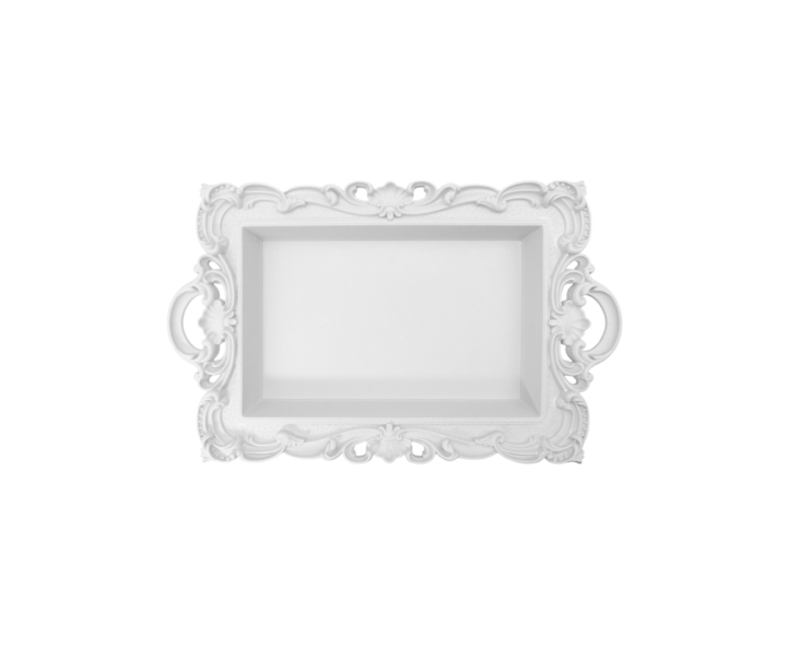 BANDEJA RECTANGULO (45.5X28.5X6.5) BLANCO