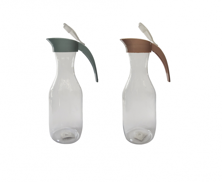 JARRA PLASTICO C/ MANIJA (1.5L) TRANSP.