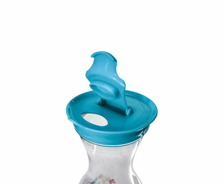 JARRA PLASTICO FLOR (1.5L) TRANSP.