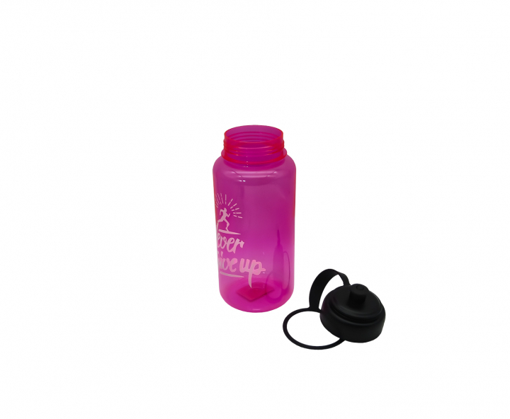 HOPPY PLASTICO (1L) TRANSP./ROSADO