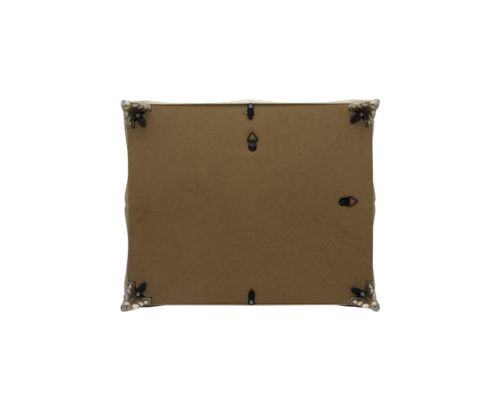 BANDEJA RECTANGULAR C/ PATA (30X25X4CM) DORADO