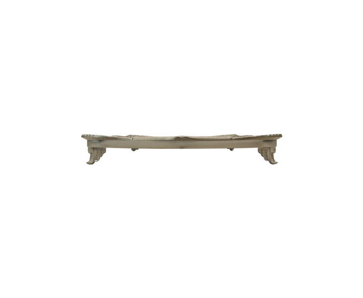 BANDEJA RECTANGULAR C/ PATA (30X25X4CM) DORADO