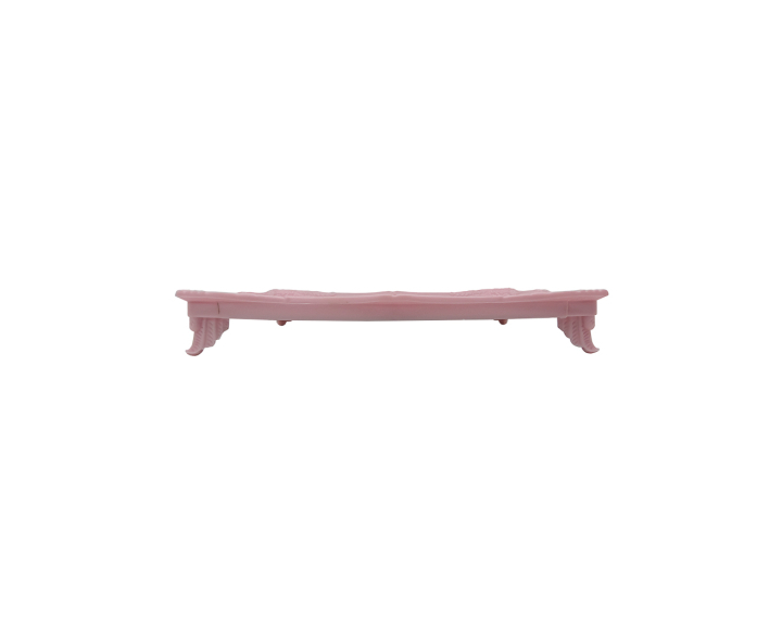 BANDEJA RECTANGULAR C/ PATA (30X25X4CM) ROSADO