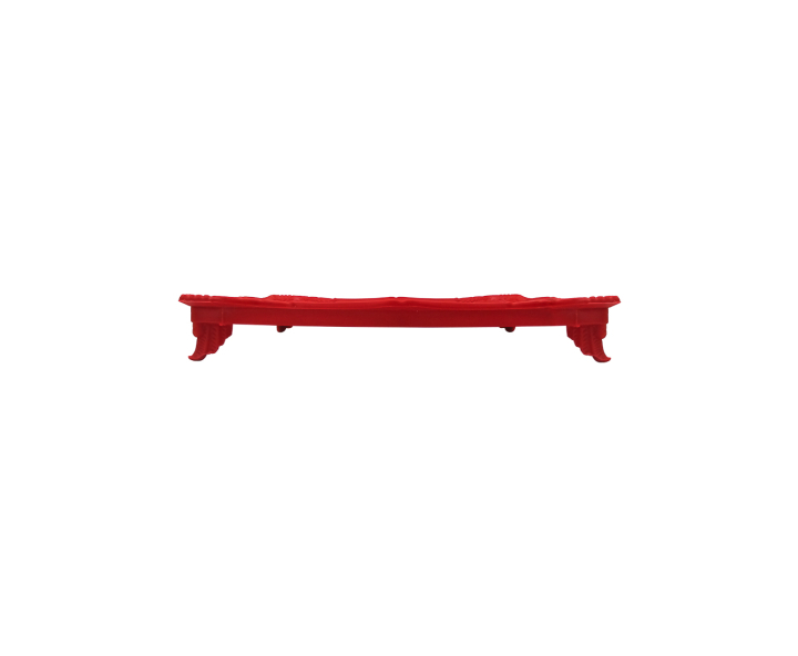 BANDEJA RECTANGULAR C/ PATA (30X25X4CM) ROJO