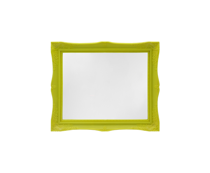 BANDEJA RECTANGULAR C/ PATA (30X25X4CM) AMARILLO