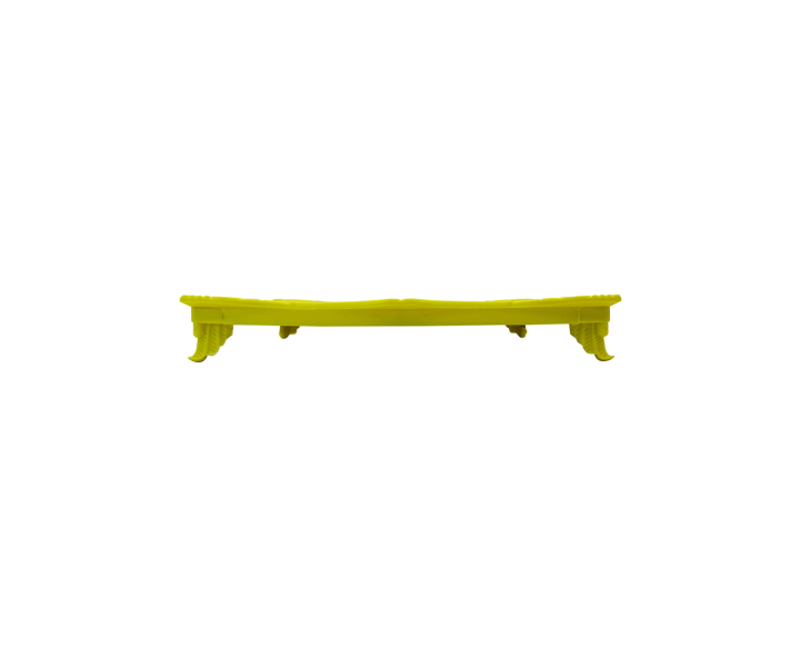BANDEJA RECTANGULAR C/ PATA (30X25X4CM) AMARILLO