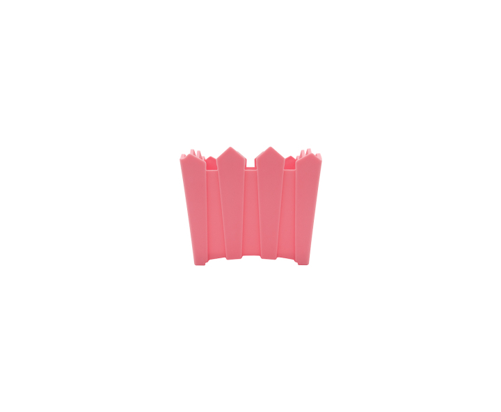 MACETA CUADRADO (9X7.5) ROSADO