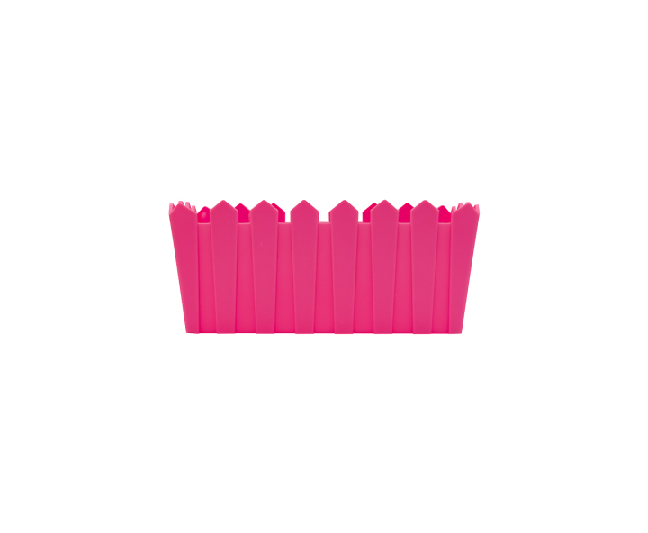 MACETA RECTANGULO (19.5X8.5X9) FUCSIA