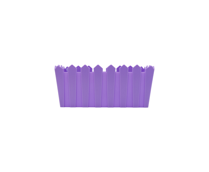 MACETA RECTANGULO (19.5X8.5X9) PURPURA