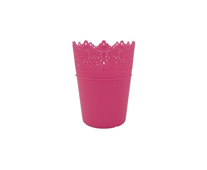 MACETA PLASTICA (12X9) FUCSIA