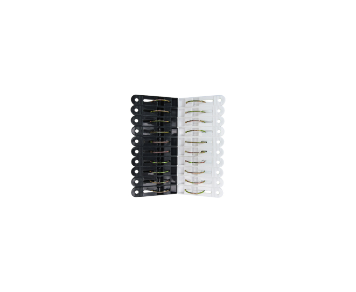 PINZA PARA LAVANDERIA 20P BLANCO/NEGRO