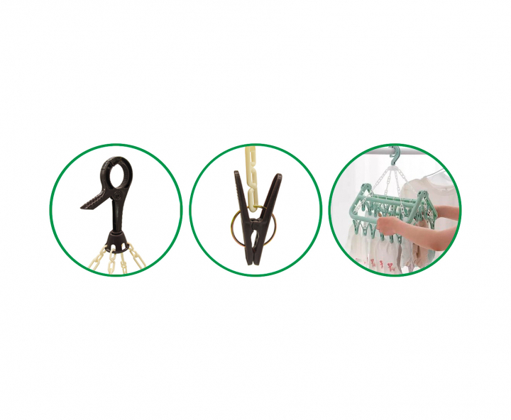 LAVANDERIA DOBLABLE PINZA PARA ROPAS BR 20P