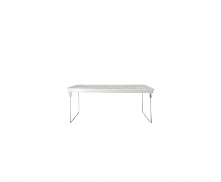 ESTANTE APILABLE DE COCINA (34.5X13.7X14.9CM) BLANCO