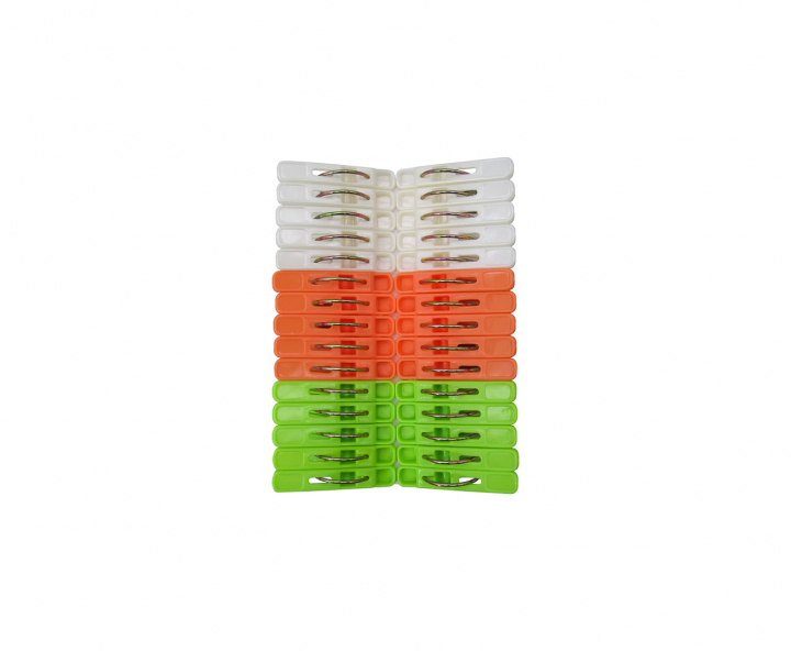 PINZA PLASTICA PARA ROPAS 30P