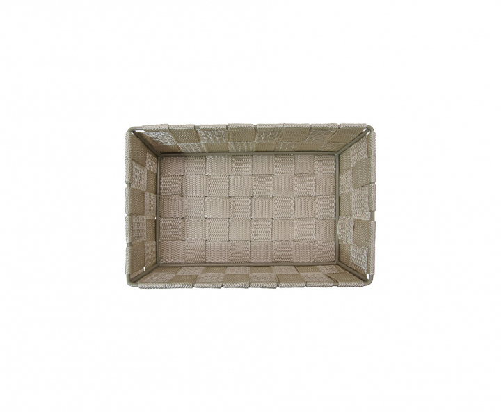 CESTA RECTANGULAR BEIGE