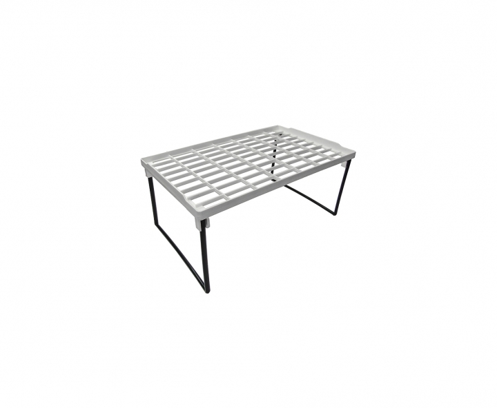 ESTANTE APILABLE DE COCINA (39.5X24.1X17.7CM) BLANCO
