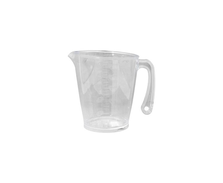 JARRA MEDIDORA PLASTICA (1L) TRANSP.