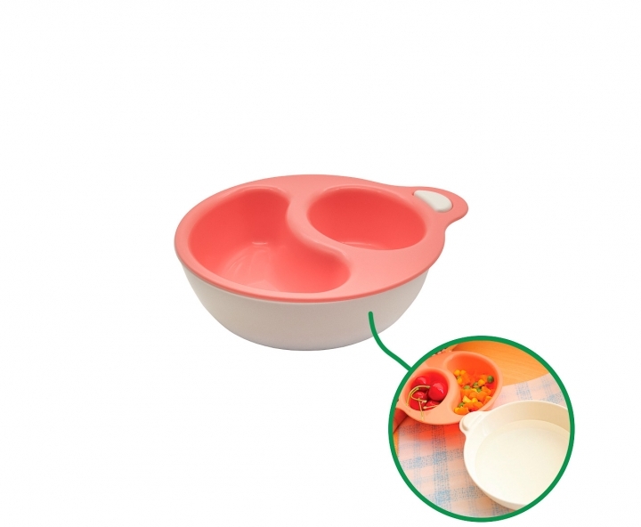 PLATO PARA BEBE ROSADO