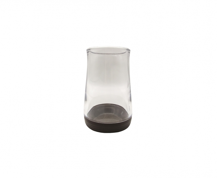 PORTA CUBIERTOS PLASTICO MARRON