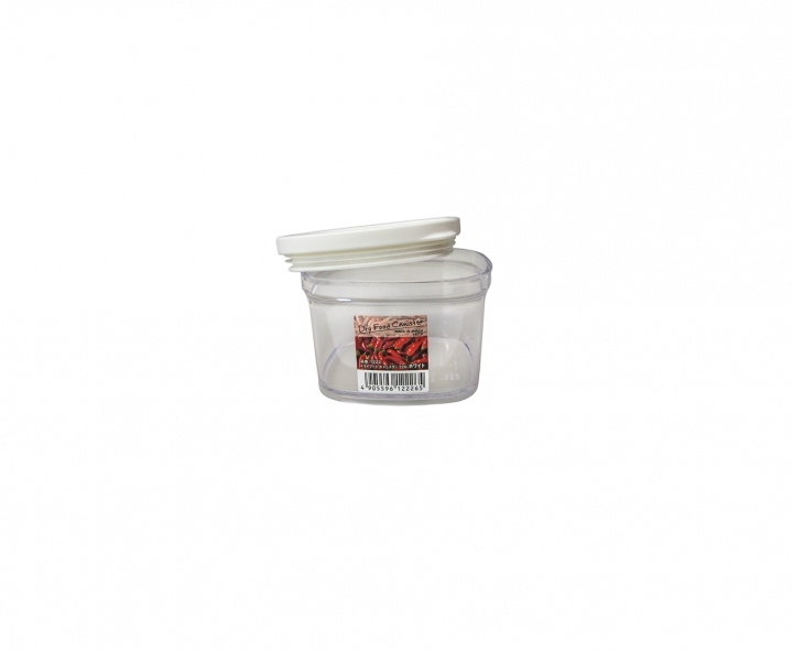 POTE CUADRADO (220ML) TRANSP.