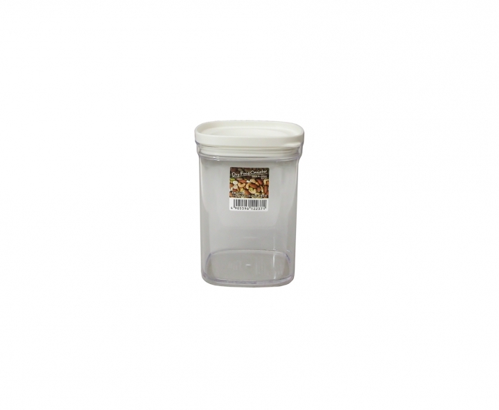 POTE RECTANGULO (520ML) TRANSP.