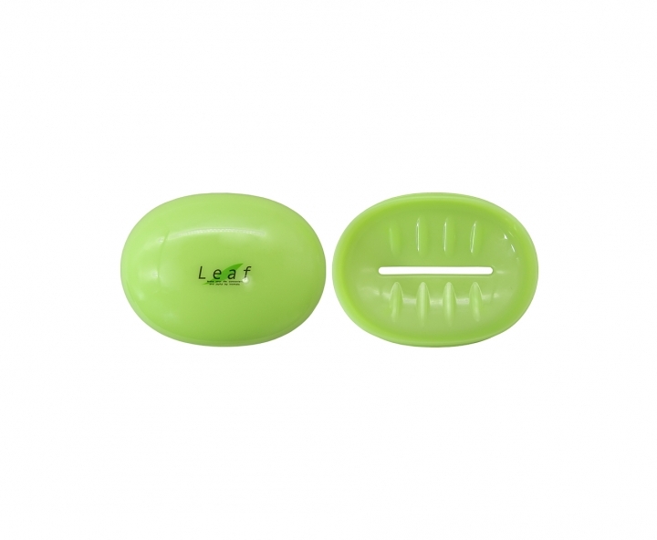 JABONERA BOX LEAF VERDE