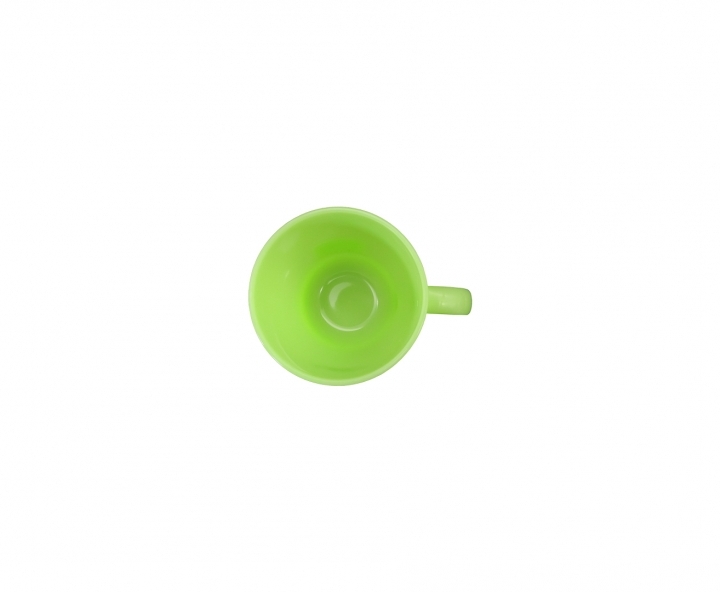 TAZA PLASTICO LEAF VERDE