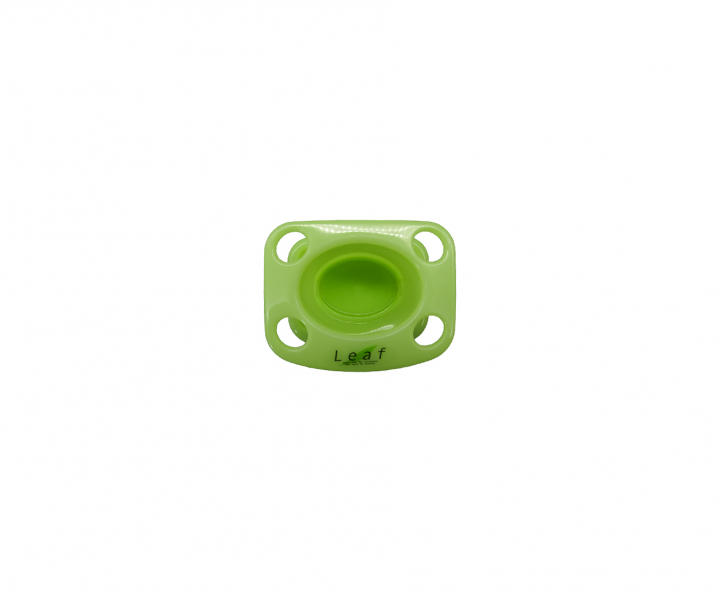 PORTA CEPILLO LEAF VERDE