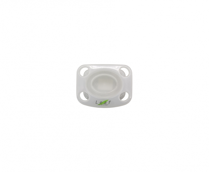 PORTA CEPILLO LEAF CLARO