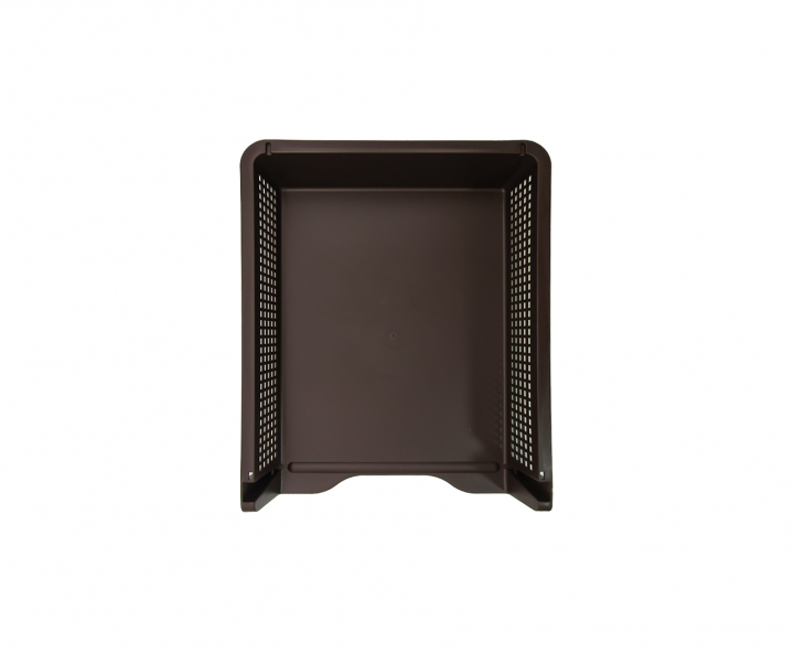 BANDEJA A4 VERTICAL MARRON