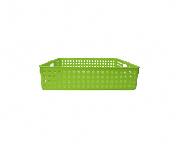 CANASTA PLASTICO A4 VERDE