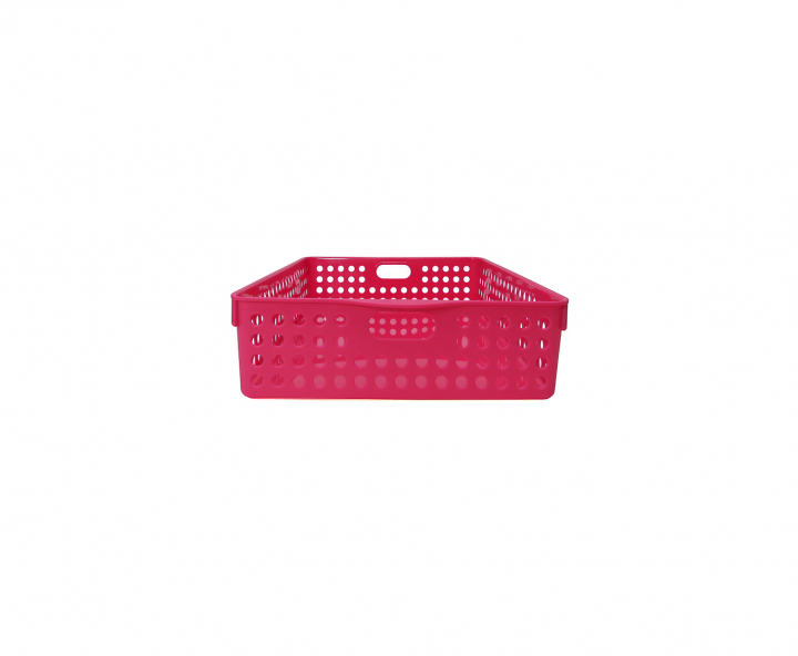 CANASTA PLASTICO A4 ROJO