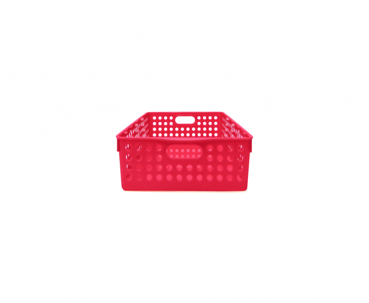 CANASTA PLASTICO B5 ROJO