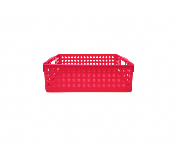 CANASTA PLASTICO B5 ROJO