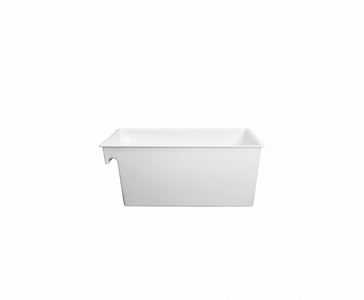 CANASTA PLASTICO BLANCO