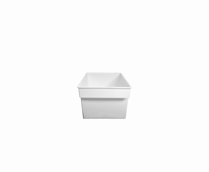 CANASTA PLASTICO BLANCO