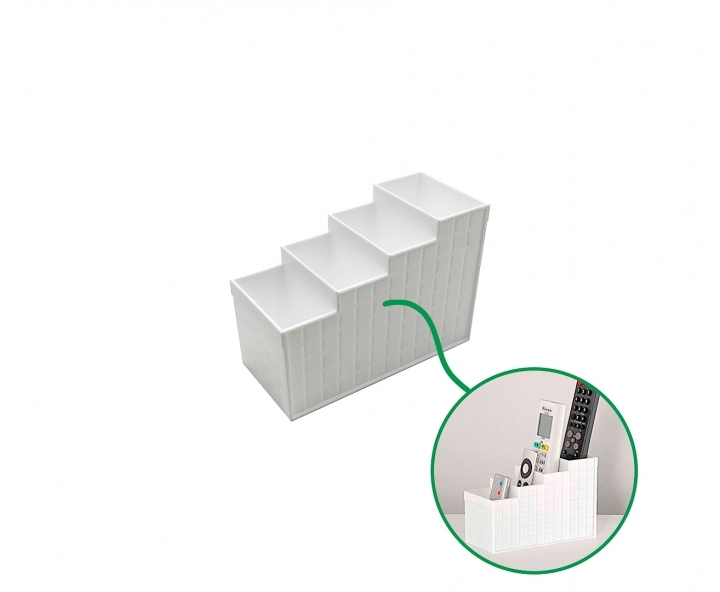 PORTA CONTROL REMOTO (7.4X16.5X10.8CM) BLANCO