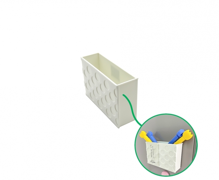 PORTA ACCESORIOS CON IMAN 102 BLANCO