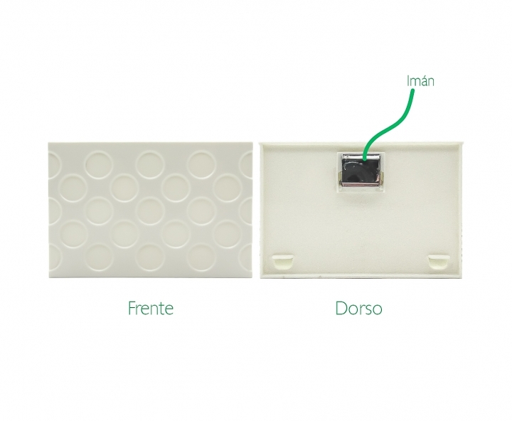 PORTA ACCESORIOS CON IMAN 102 BLANCO
