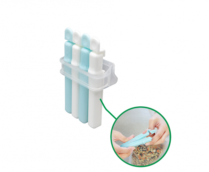 CLIP DE CIERRE PARA BOLSA 4P (11CM) CON SOPORTE