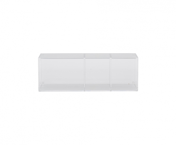 ORGANIZADOR CON 3 DIVISORIO (17.9X5.5X6.1CM) TRANSP.