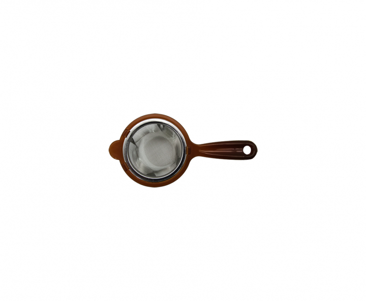 COLADOR DE TE (6.5X4.5CM) INOX./MARRON