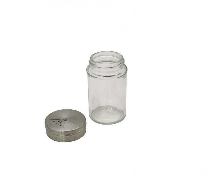 CONDIMENTERO DE VIDRIO (65ML) TRANSP.