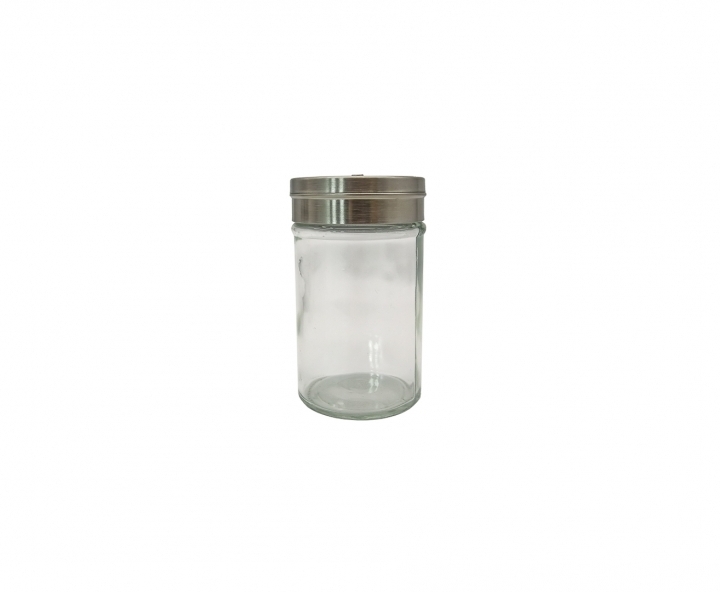 CONDIMENTERO DE VIDRIO (65ML) TRANSP.