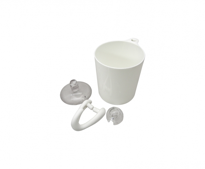 Q-BAN PORTA CEPILLOS BLANCO
