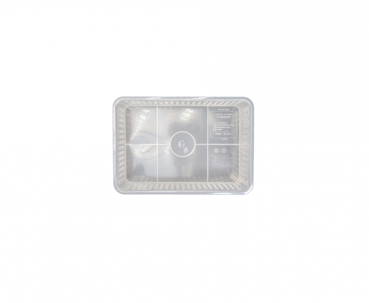 BANDEJA PLASTICA (17X24X7CM) TRANSP.