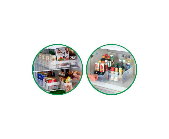 CAJA PLASTICA (19.2X28.2X11.9CM) TRANSP.